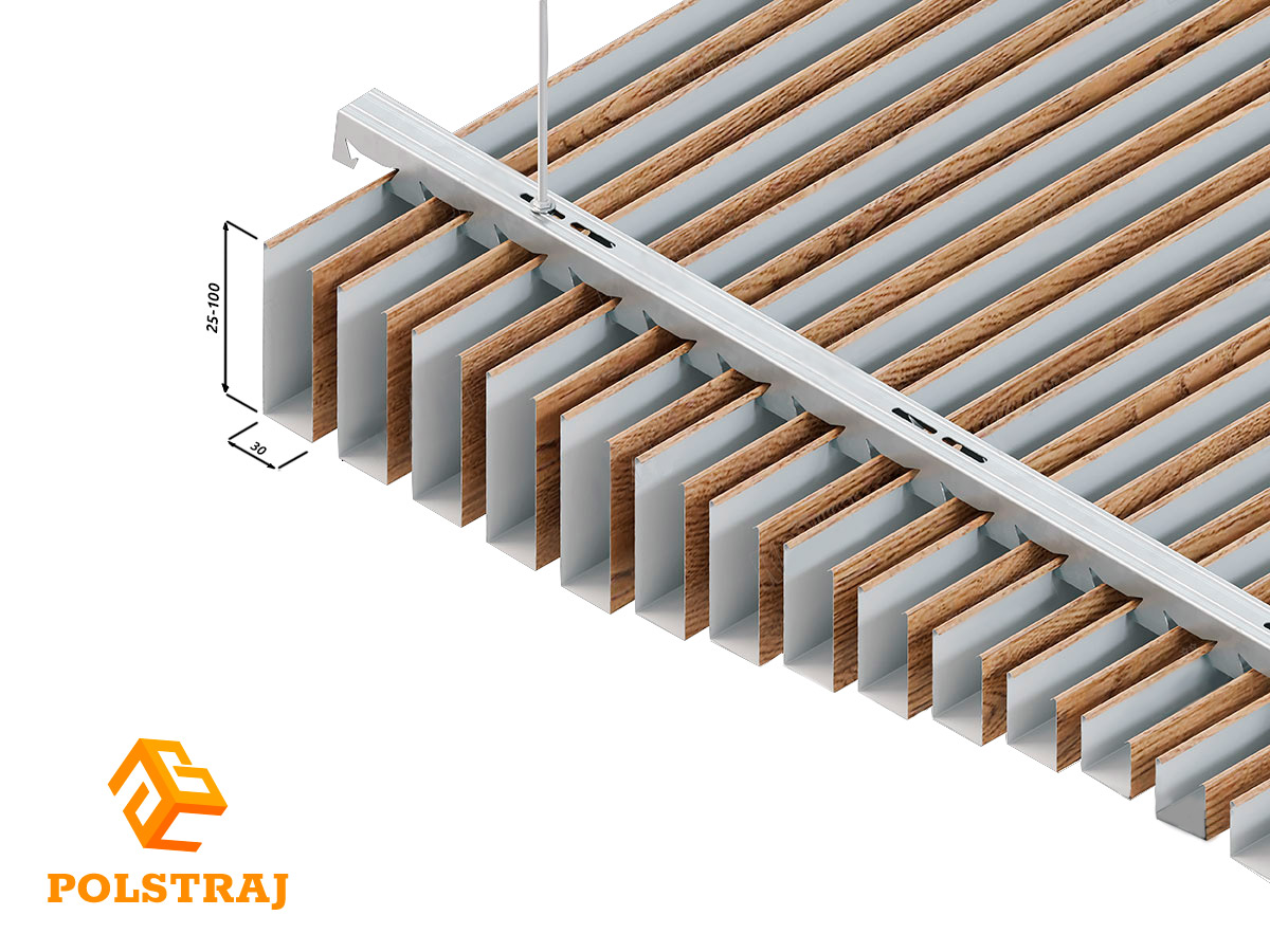 Strip ceiling